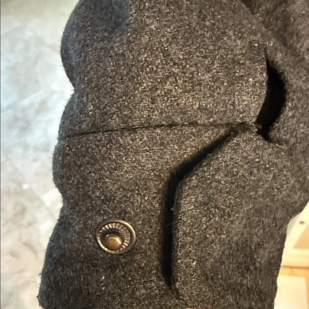 London Fog Men’s wool Charcoal coat